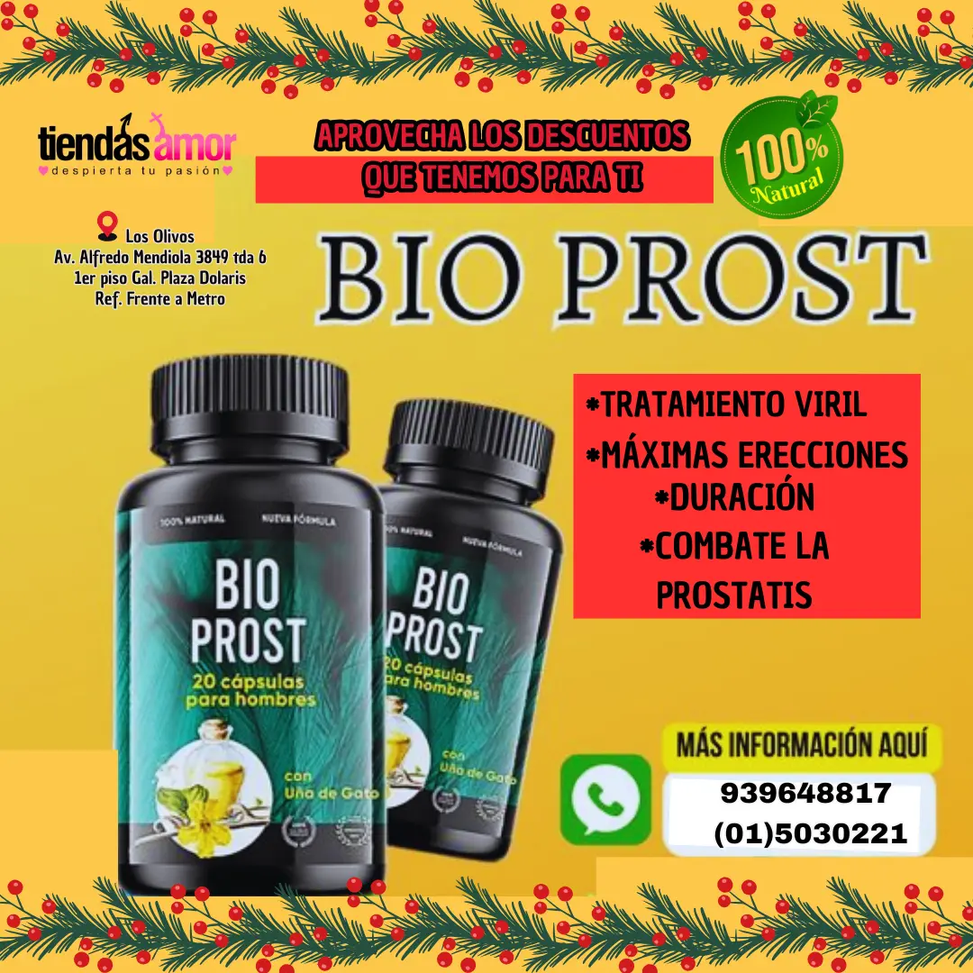 BIO - PROST TRATAMIENTO PARA LA PROSTATA - LOS OLIVOS