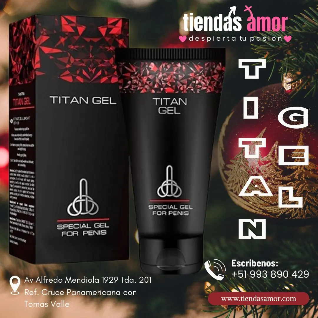 una gran aliada de miles de hombres crema TITAN GEL