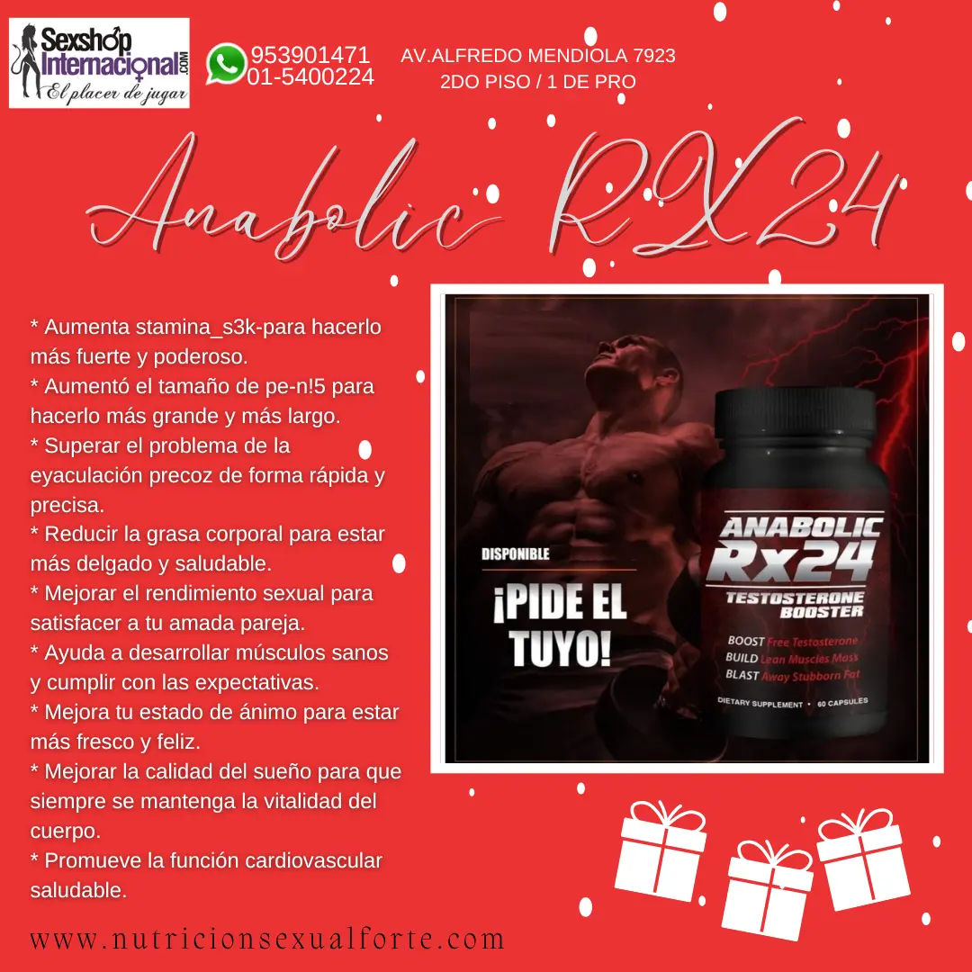 ANABOLIC RX24-SEXSHOP LOS OLIVOS