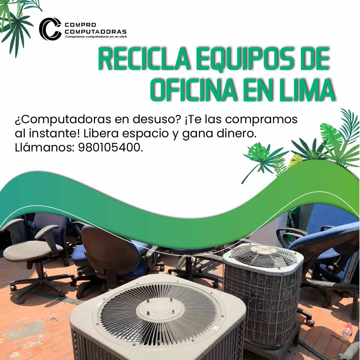 COMPRAMOS EQUIPOS DE OFICINA 