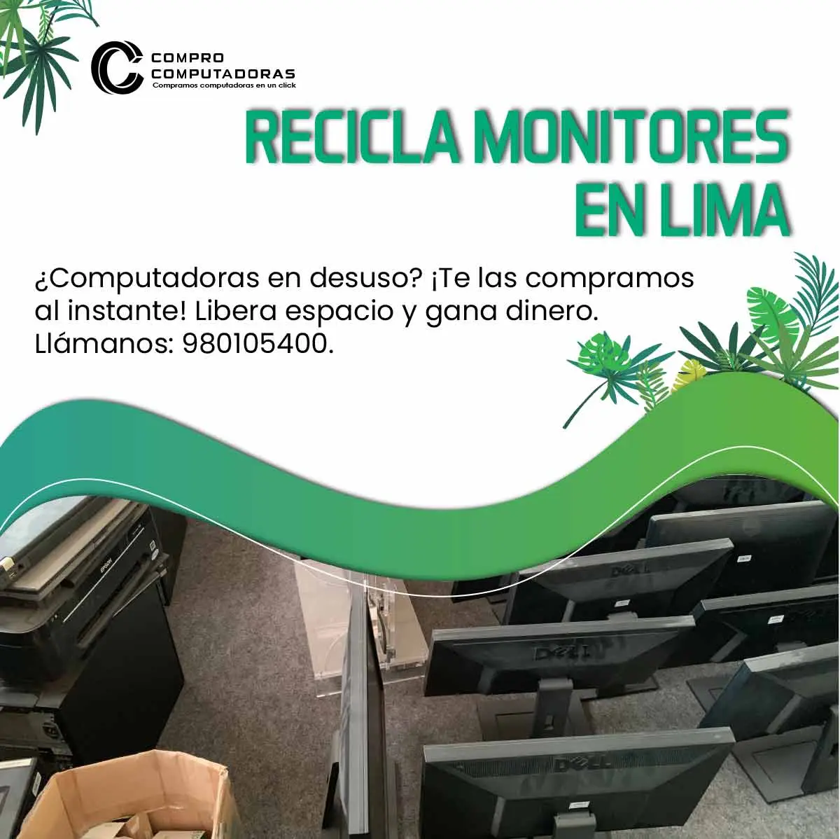 COMPRAMOS MONITORES 