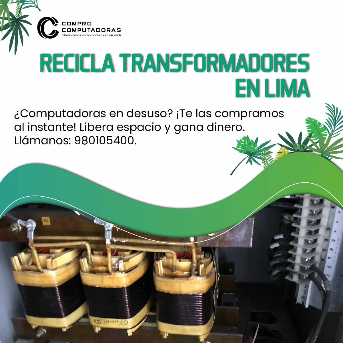 COMPRAMOS TRANSFORMADORES 