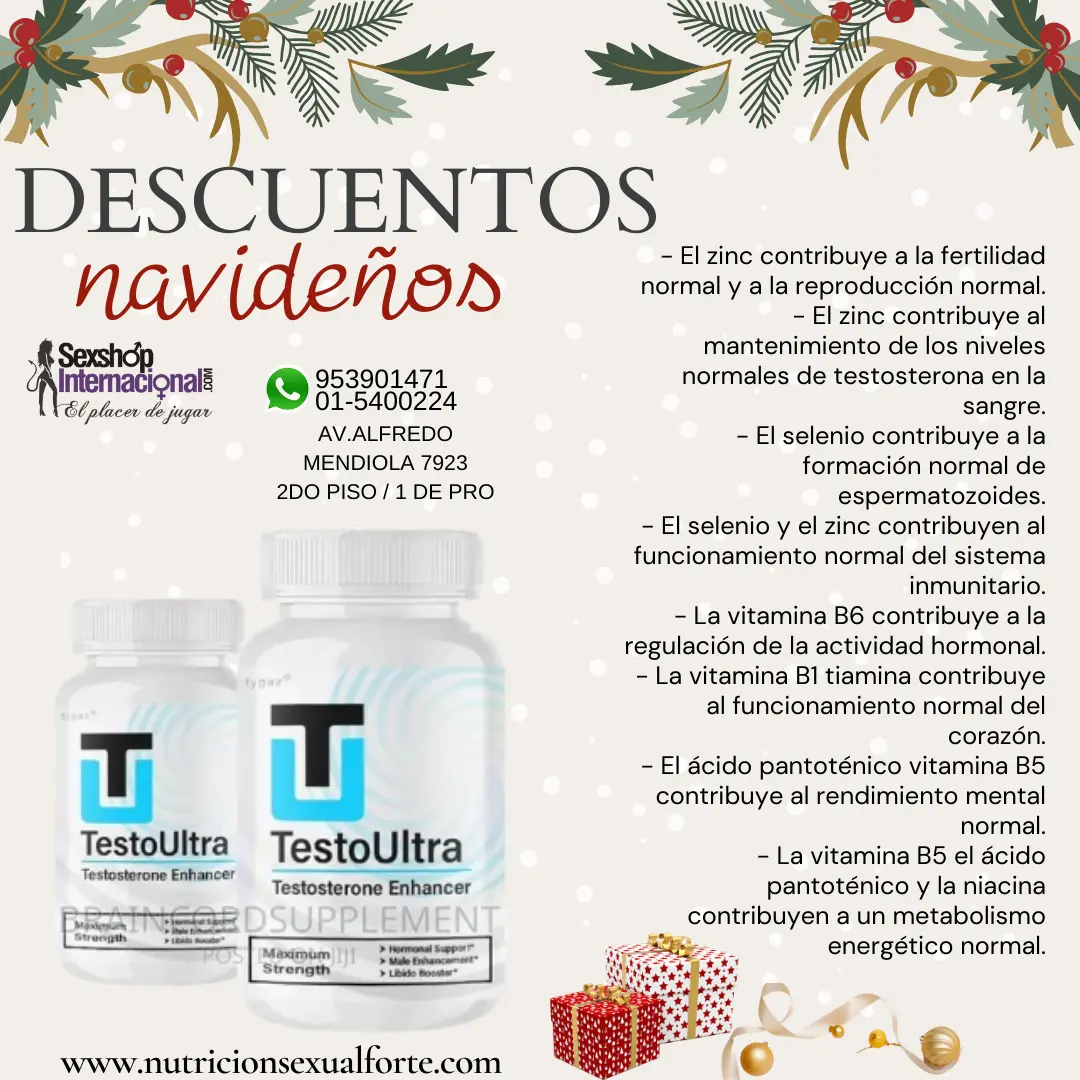 TESTO ULTRA TARATAMIENTO-SEXSHOP-LOS OLIVOS