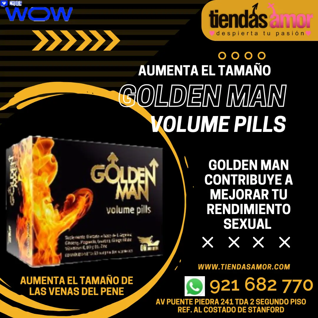 Golden Man Volume Pills Desarrollo grosor del pene