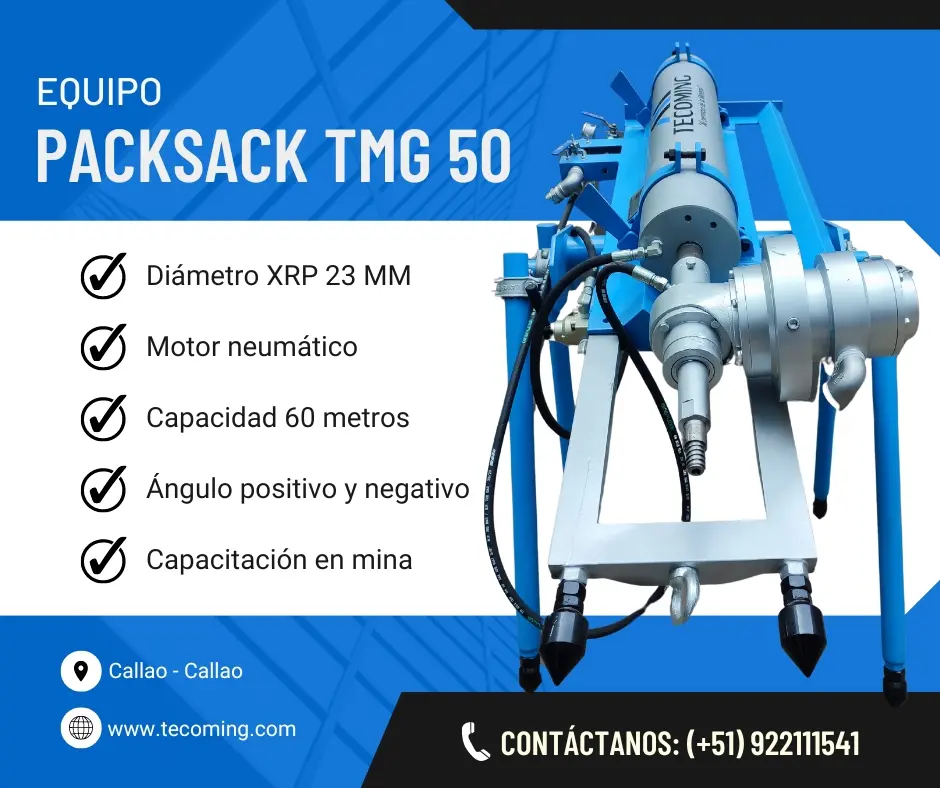 MINERIA EQUIPO PARA PERFORACION DIAMANTINA PACKSACK