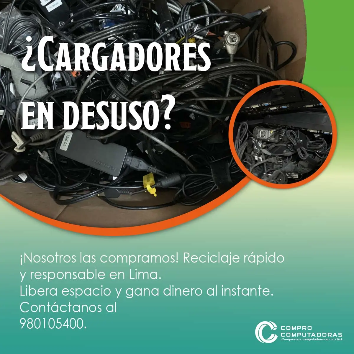 COMPRAMOS CARGADORES 