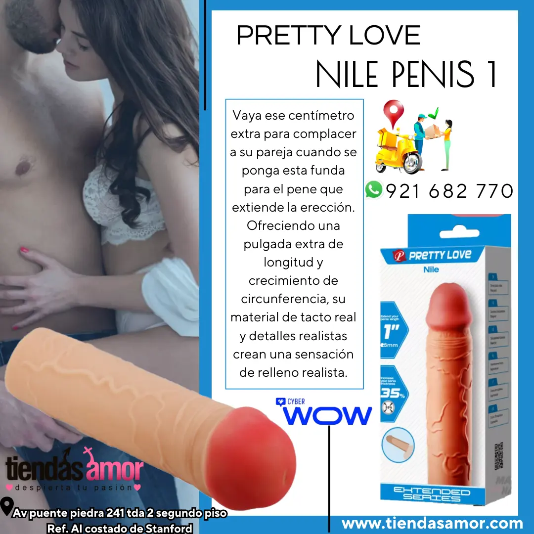 PRETTY LOVE - NILE FUNDA DE PENE EXTENSORA NATURAL