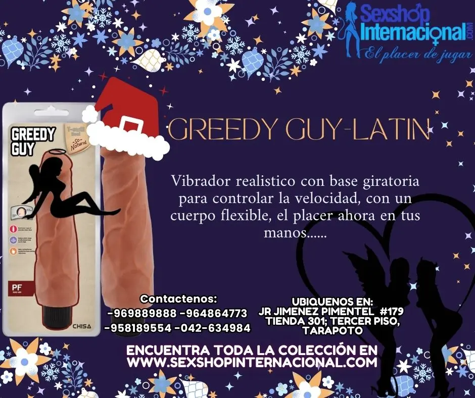 GREDDY GUY LATIN JUGUETE REALISTICO Y FLEXIBLE