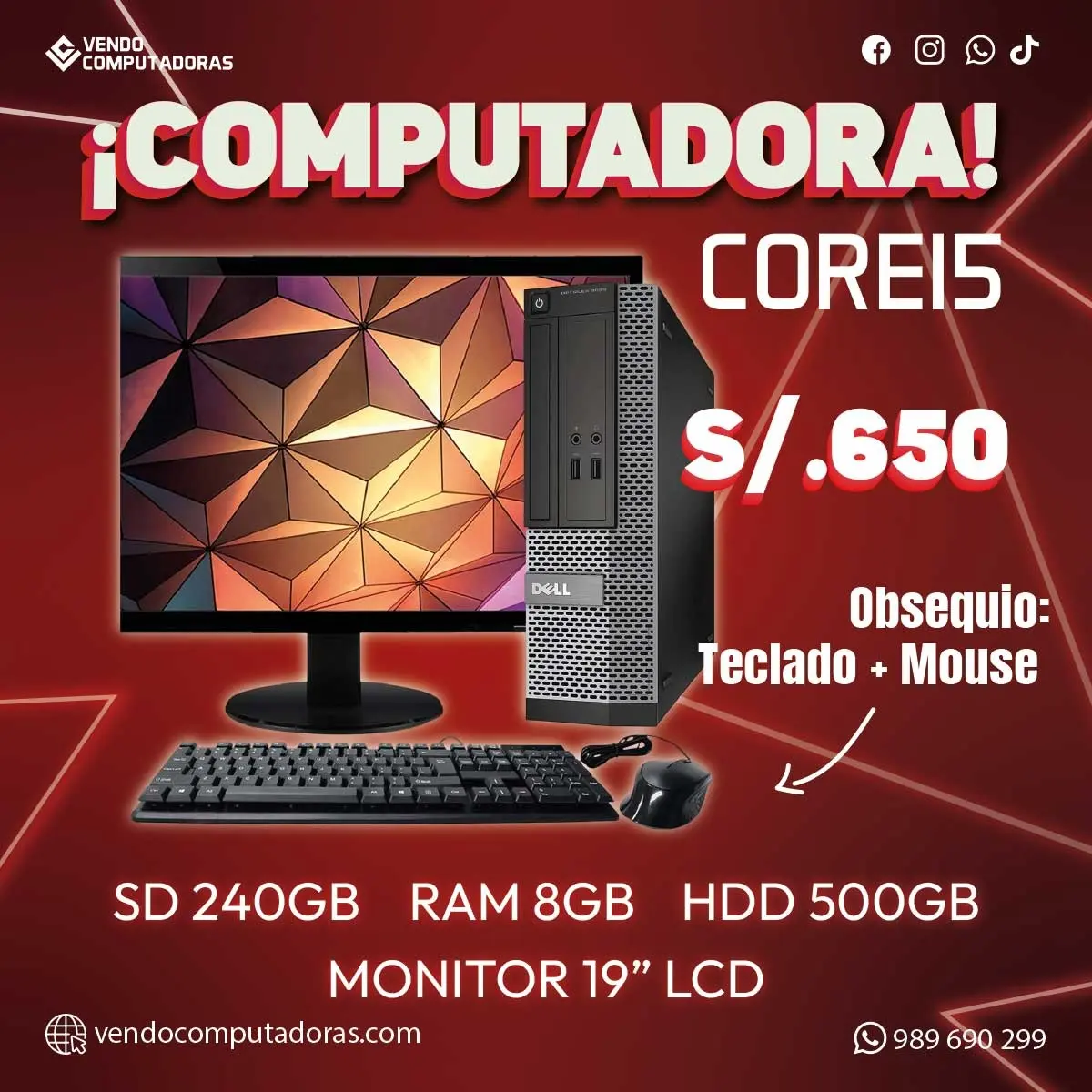 COMPUTADORA CORE I5