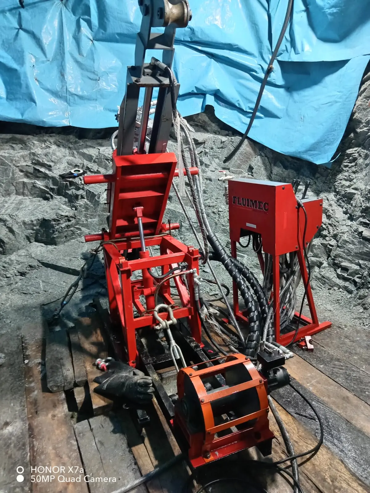 PACKSACK DIAMANTINA FL-100 trabajo en mineria - socavón 