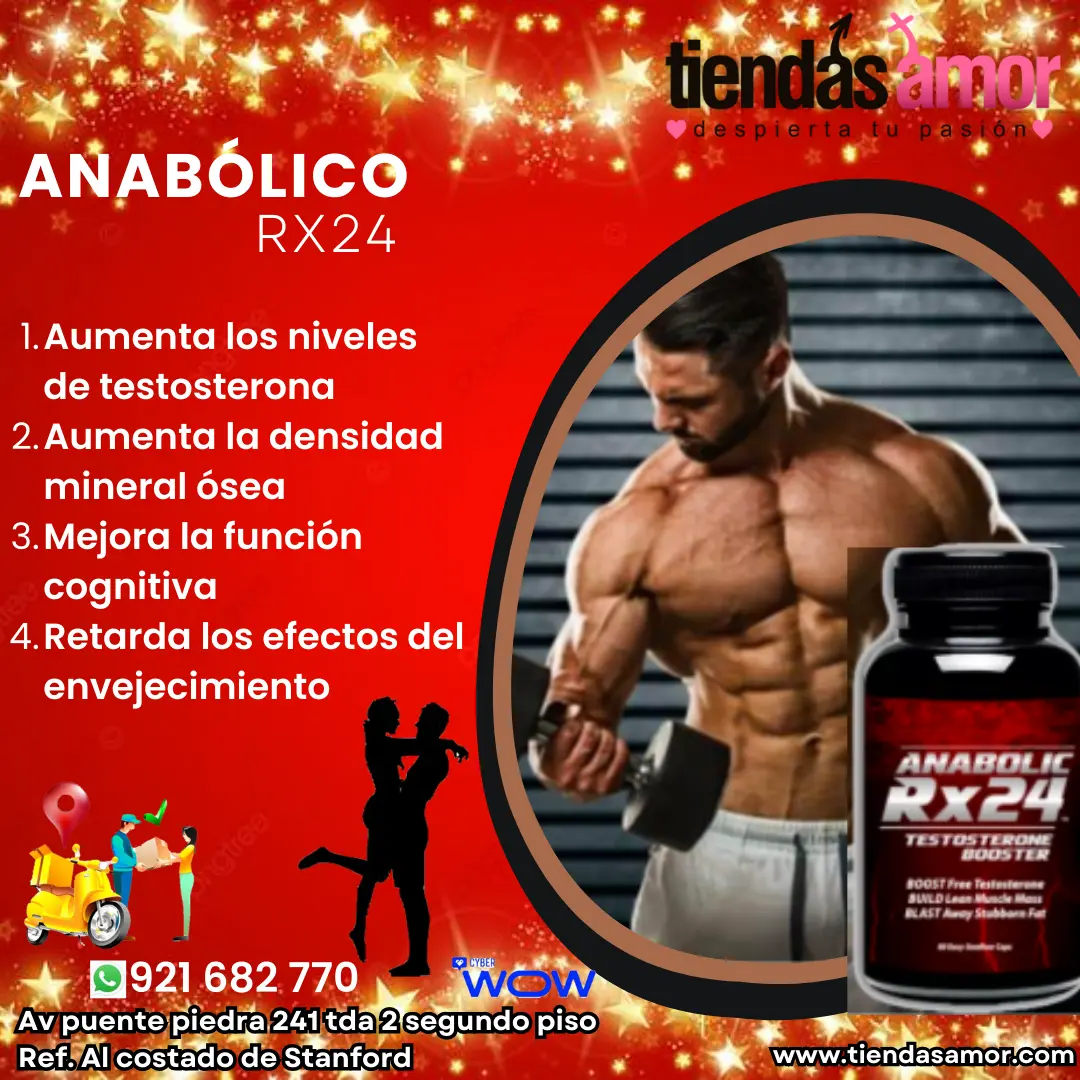 Anabólico Rx24 una mezcla patentada de ingredientes naturales