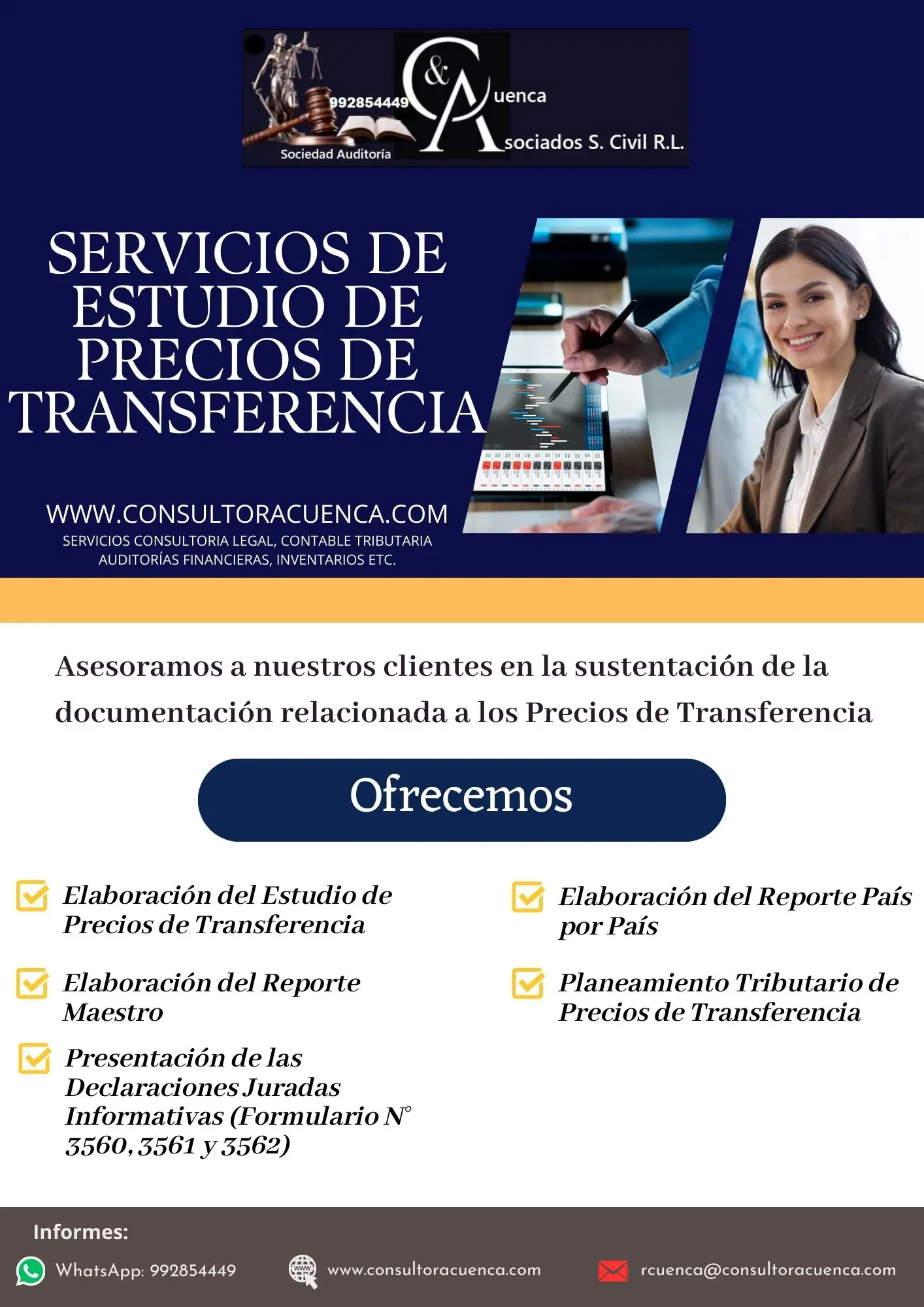 SERVICIOS DE ESTUDIO DE PRECIO DE TRANSFERENCIA