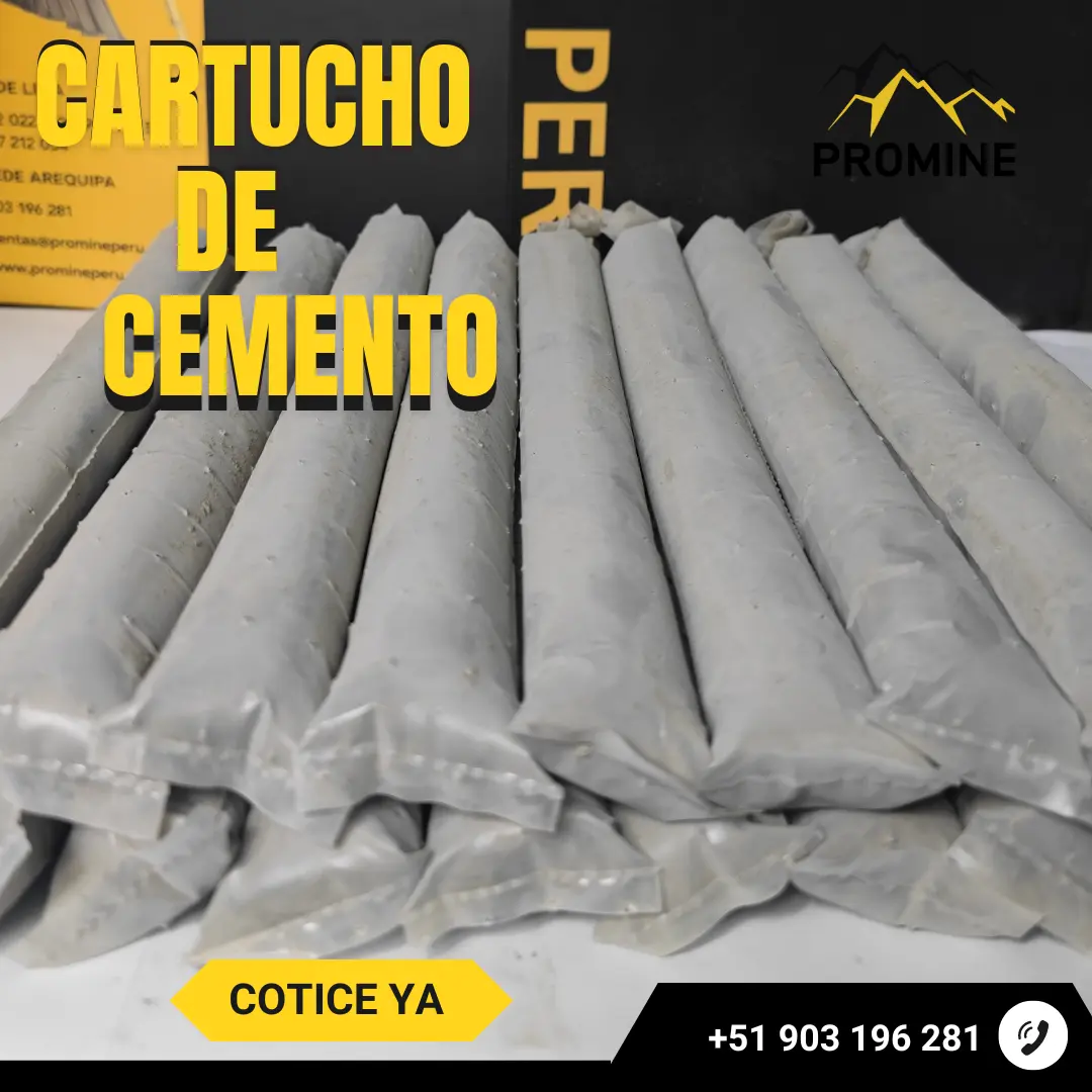 CARTUCHO DE CEMENTO PRODUCTO MINERO 