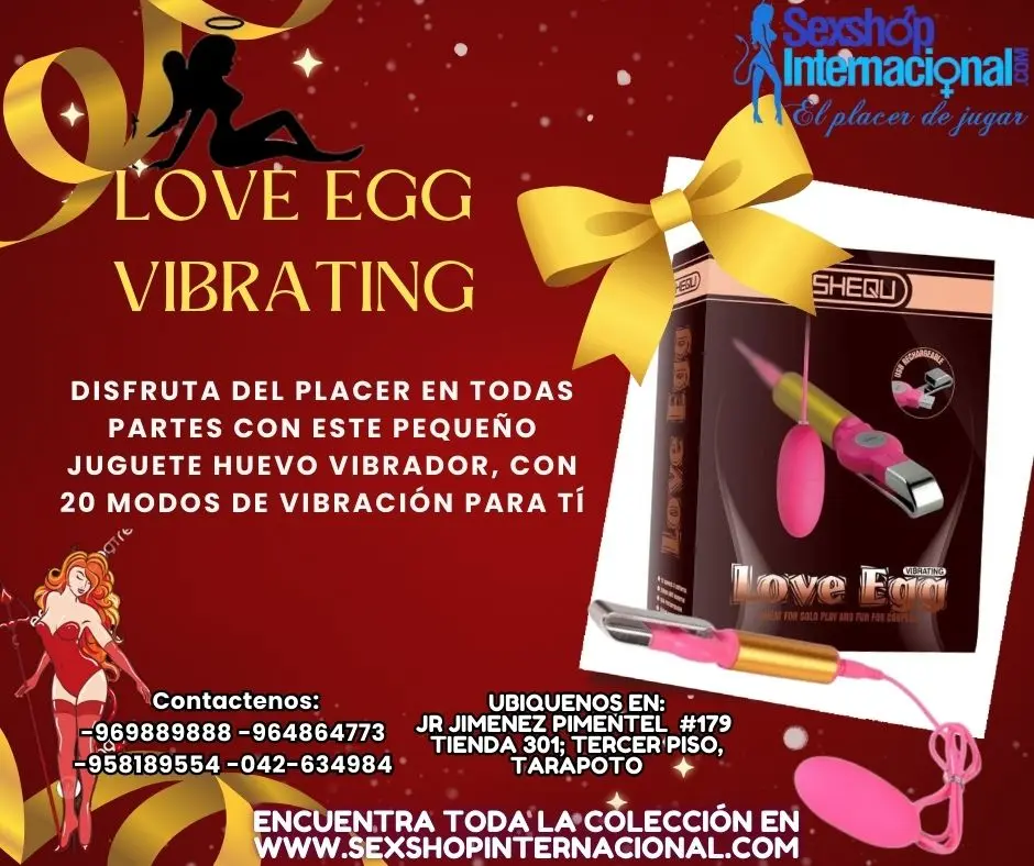 LOVE EGG VIBRATING DISCRETO E INTENSO