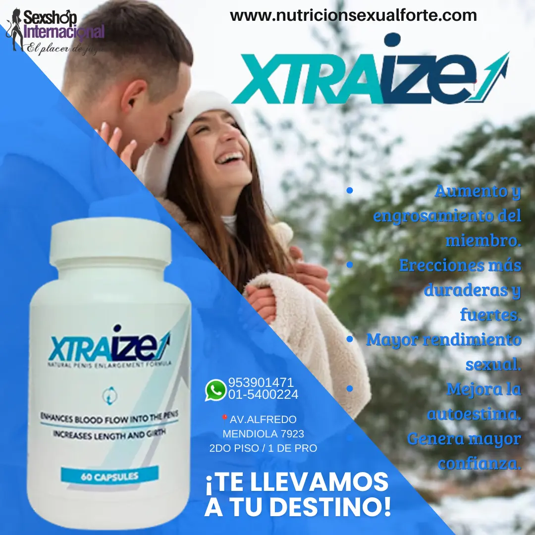 XTRAIZE-SUPLEMENTO PARA LA POTENCIA-SEXSHOP LOS OLIVOS