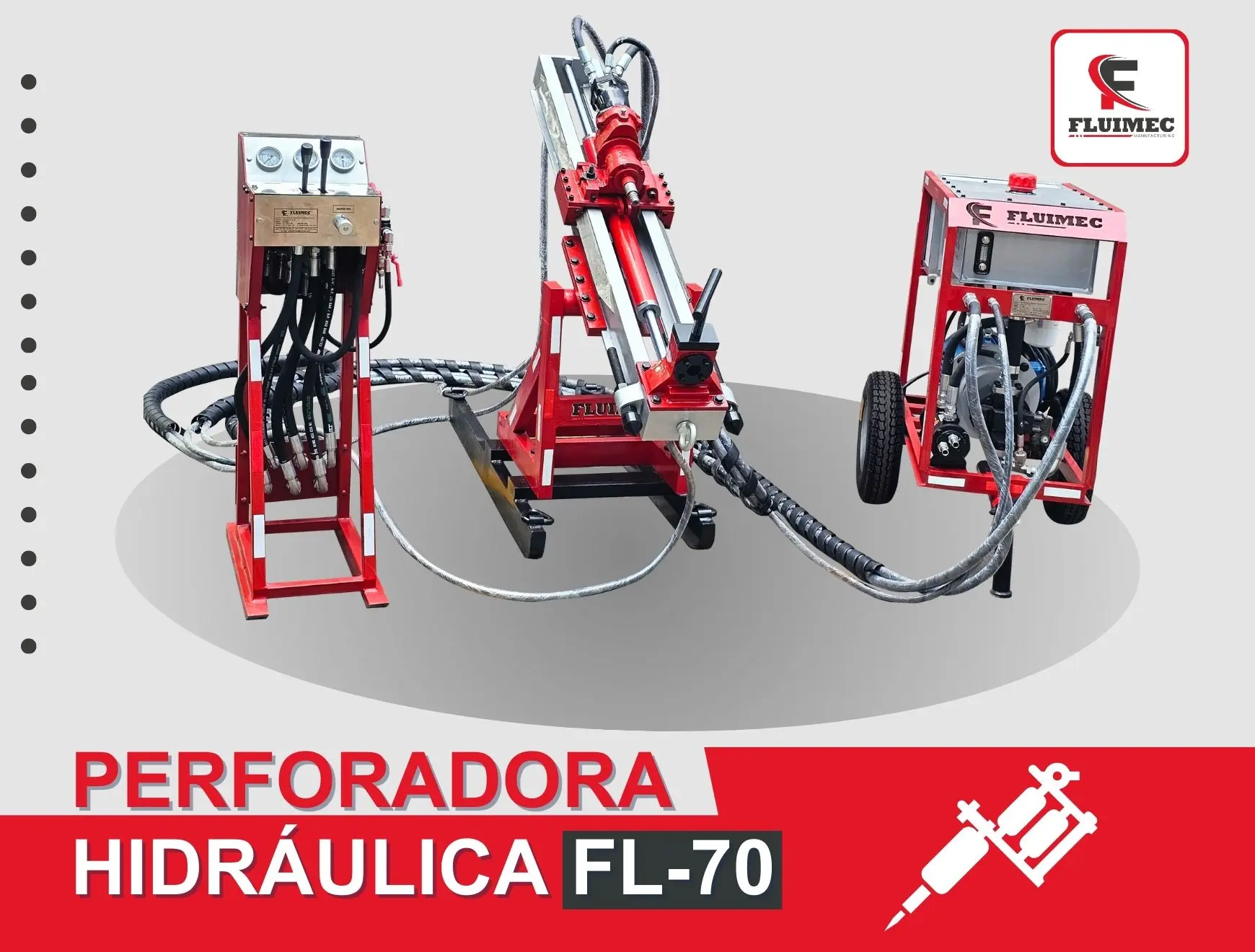 PACKSACK HIDRAULICA FL- 70 equipos para industria minera 