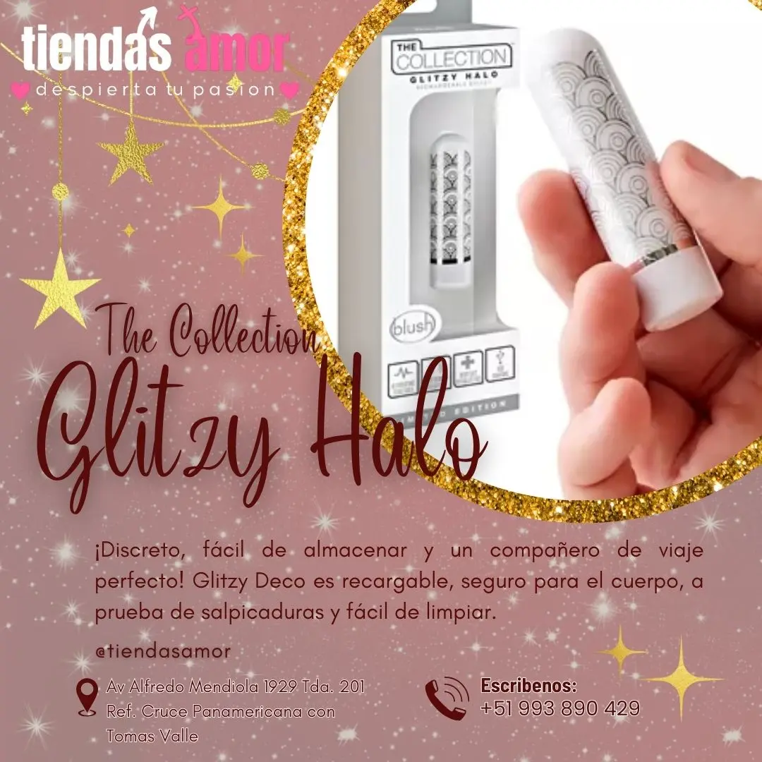 Bala Vibradora Recargable Glitzy