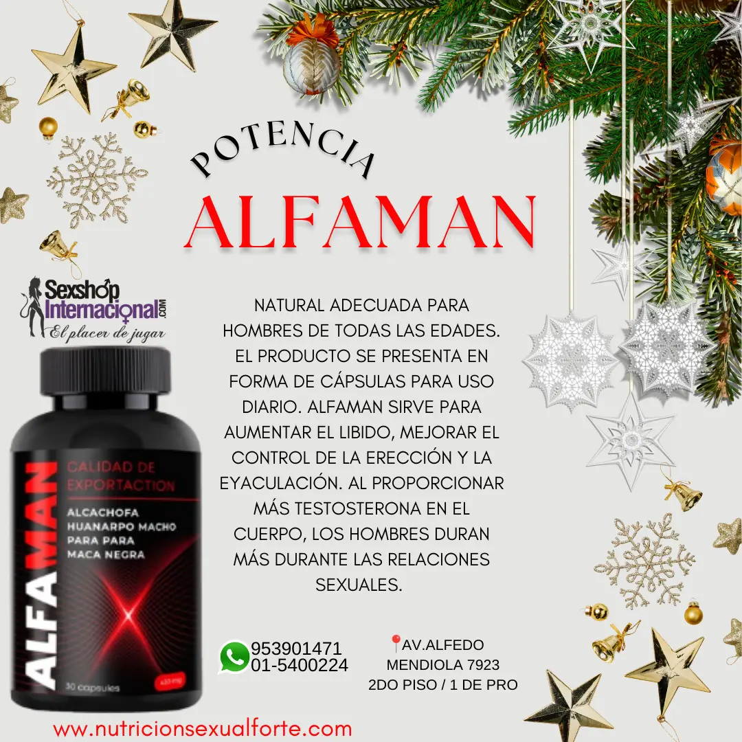 ALFAMAN FORTALEZA Y POTENCIA SEXUAL-OLIVOS