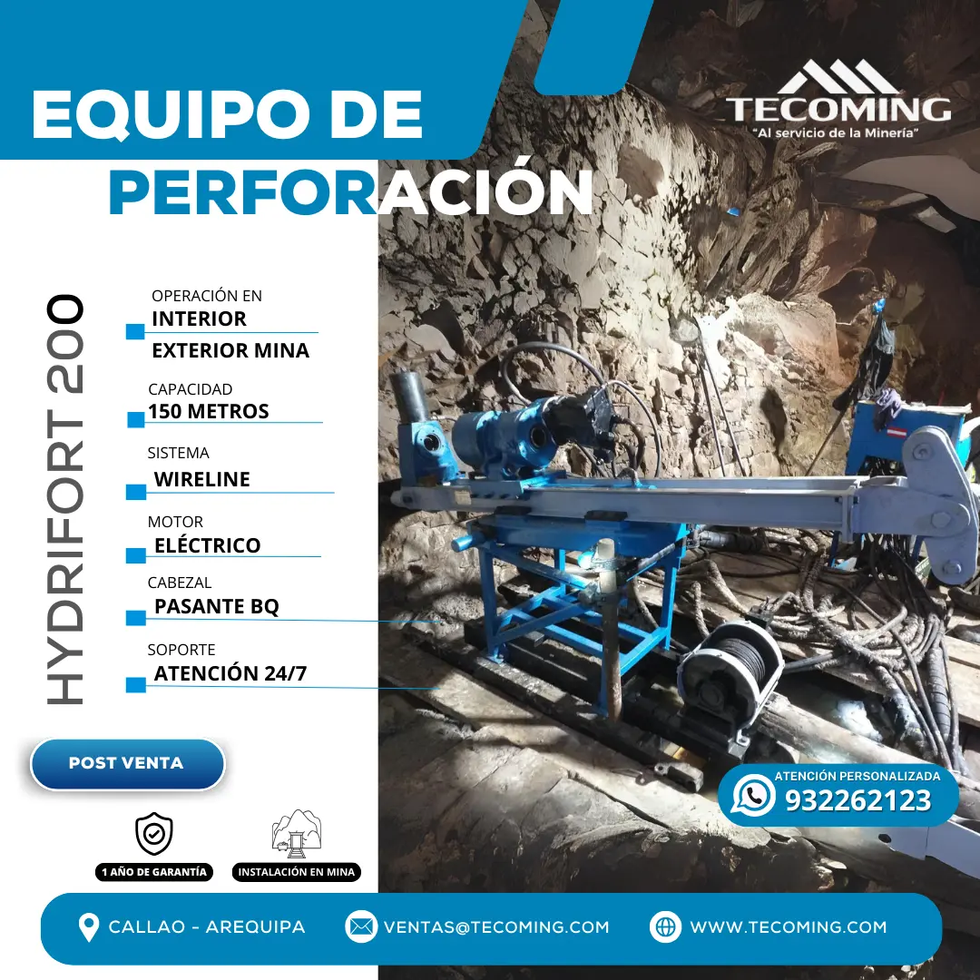 PACKSACK - HYDRIFORT 200 PROYECTOS MINEROS.