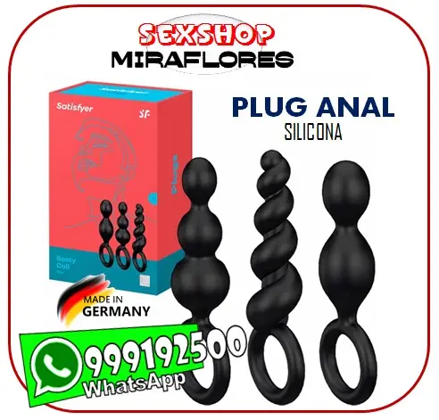 SATISFYER BOOTY CALL PLUG ANALES DE SILICONA SEXSHOP MIRAFLORES