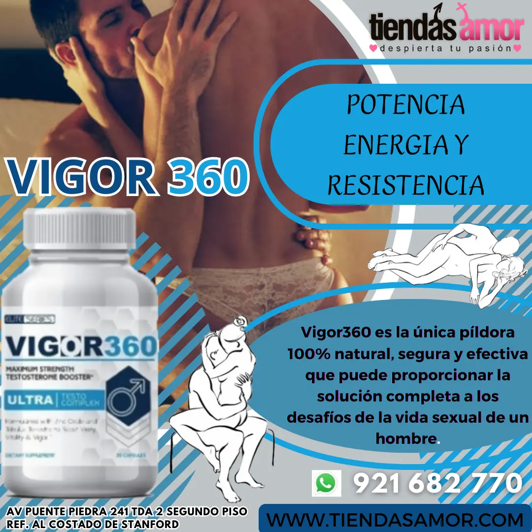 Vigor 360 Original ENERGÍA SEXUAL DE LARGA DURACIÓN aumentar el tamaño del pene