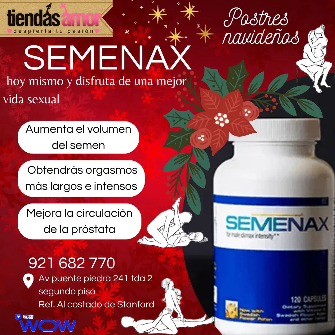 Semenax Mejora el volumen del semen la función de los espermatozoides o la libido