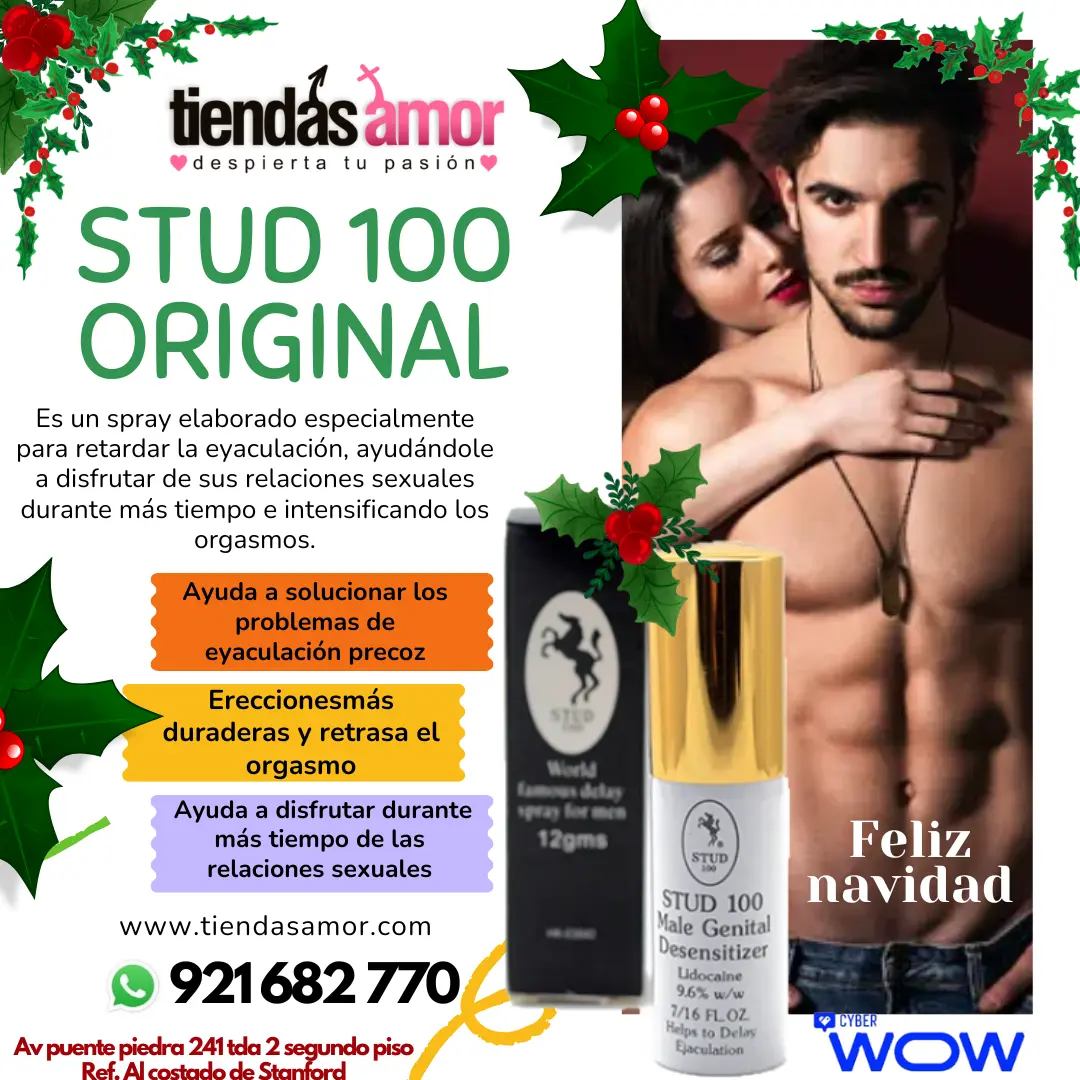 Stud 100 Original Ayuda a solucionar los problemas de eyaculación