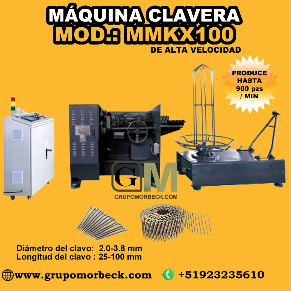 Máquinas para fabricar clavos 