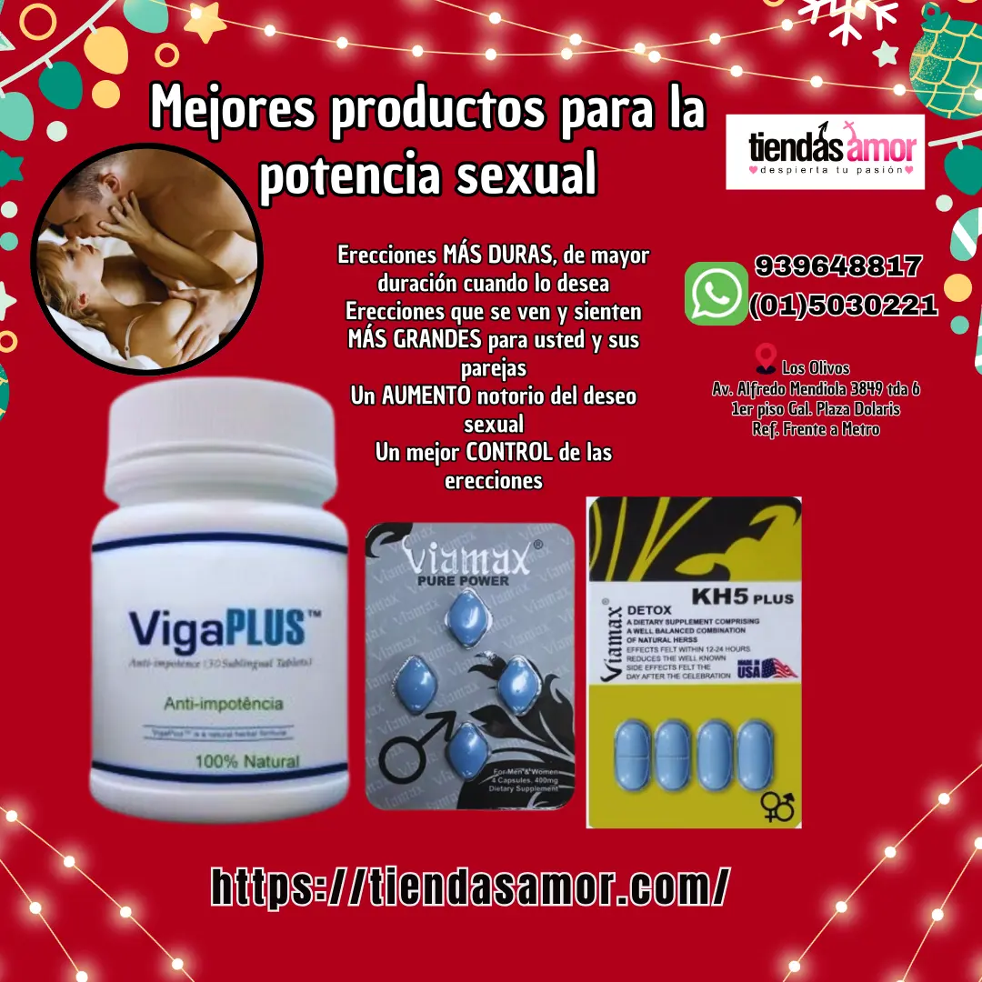 Mejores productos para la potencia sexual - IZAGUIRRE