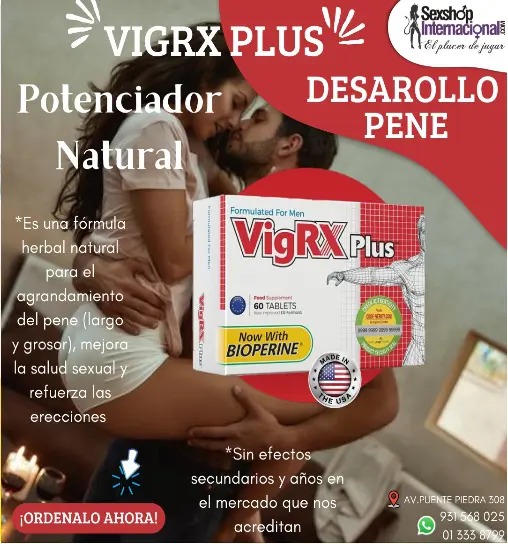  MAXIMIZA TU RENDIMIENTO CON VIGRX PLUS PÍDETELO OFERTA 931568025