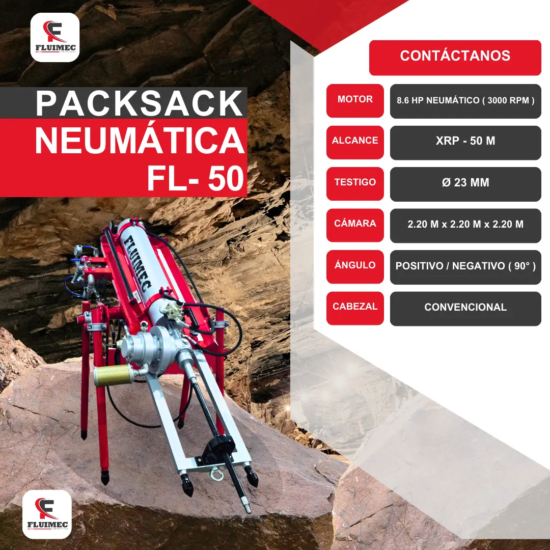 PACKSACK NEUMATICA FL-50 Equipo para industria minera 