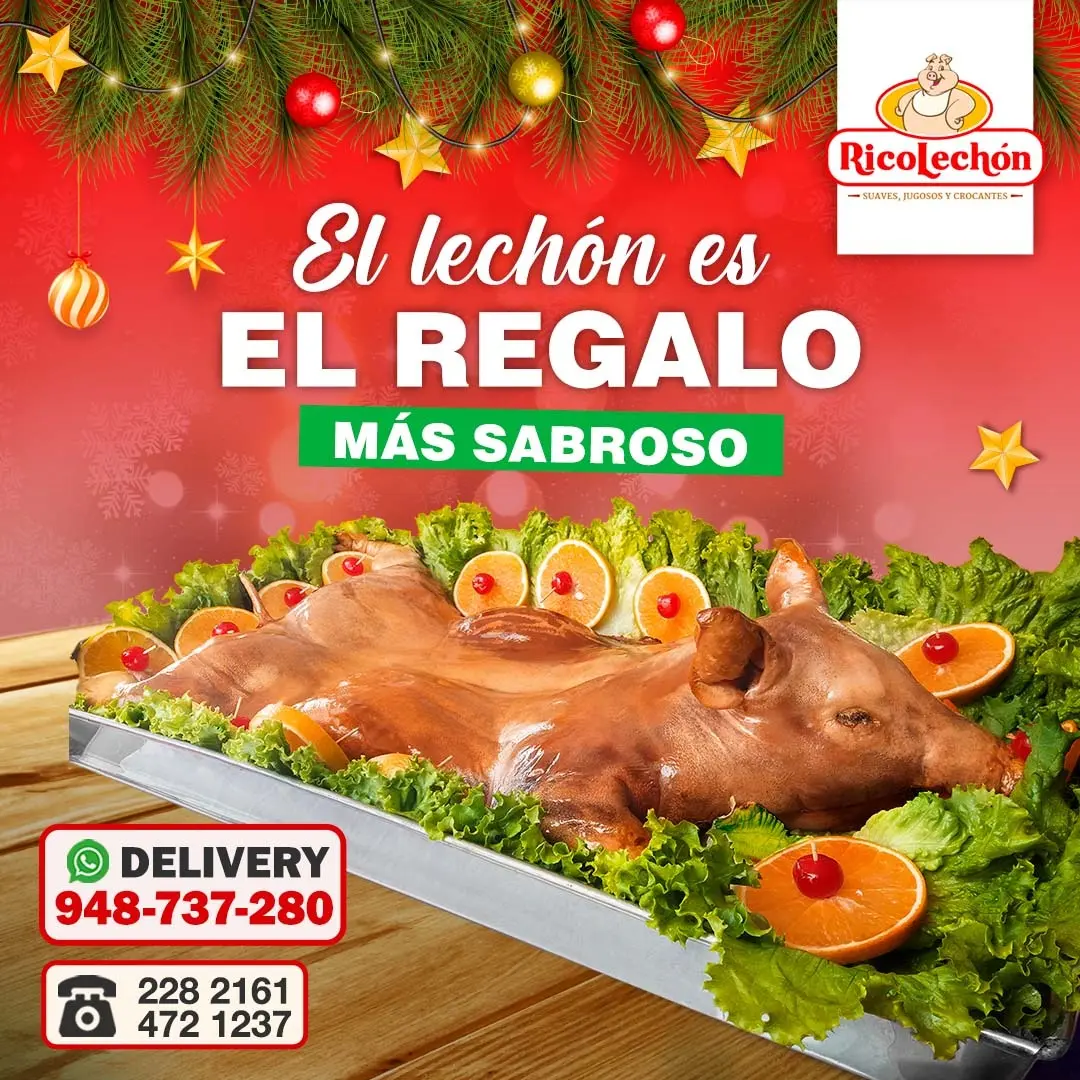 Lechón Tierno para tus Fiestas Navideñas con Ricolechon