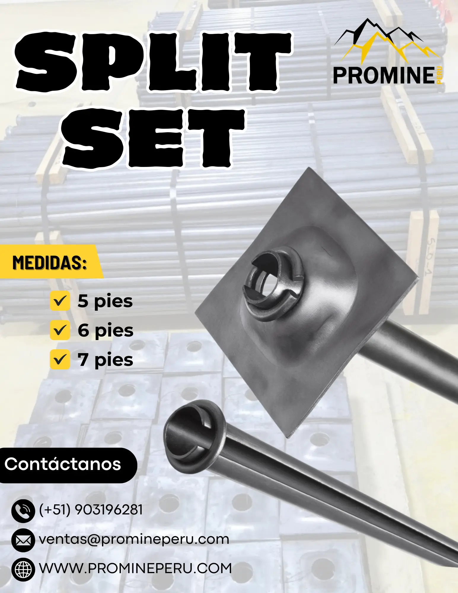 SPLIT SET PRODUCTO MINERO 