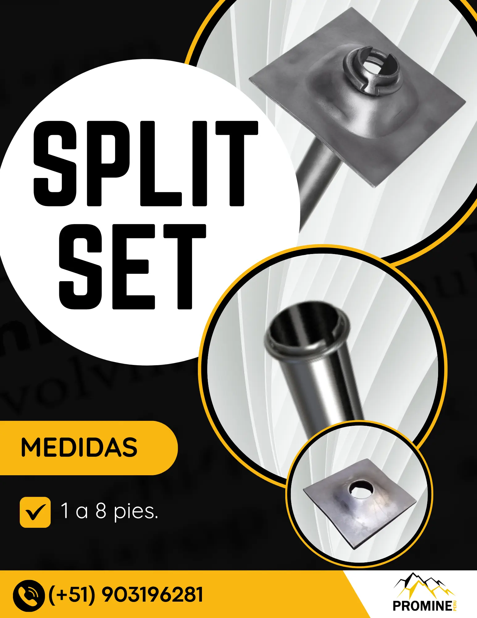 SPLIT SET SOPORTE EN MINA 