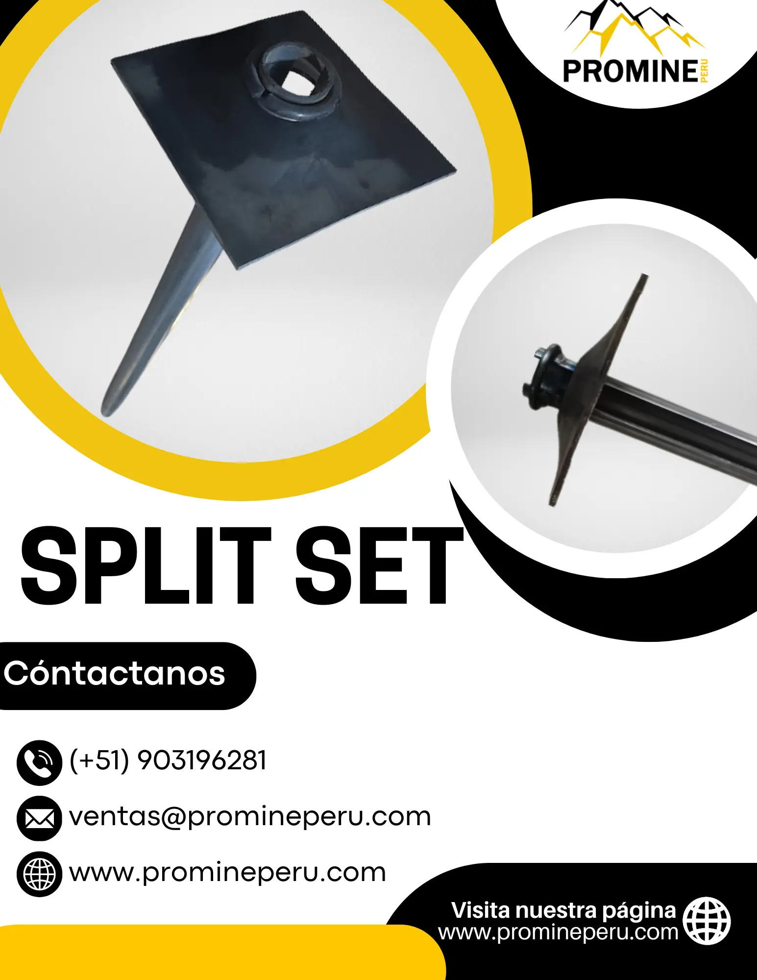 SPLIT SET SOSTENIMIENTO MINERO 