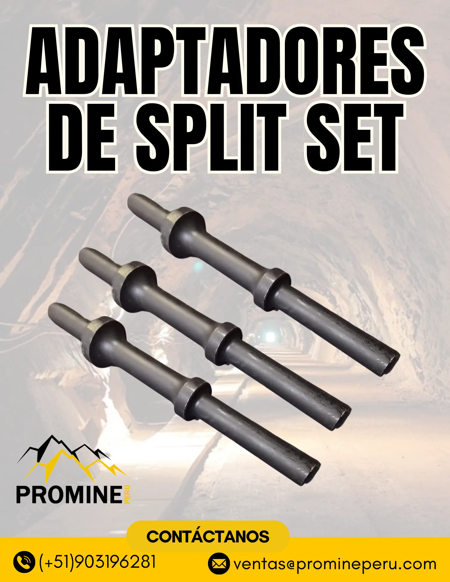 ADAPTADORES DE SPLIT SET PARA MINERÍA 