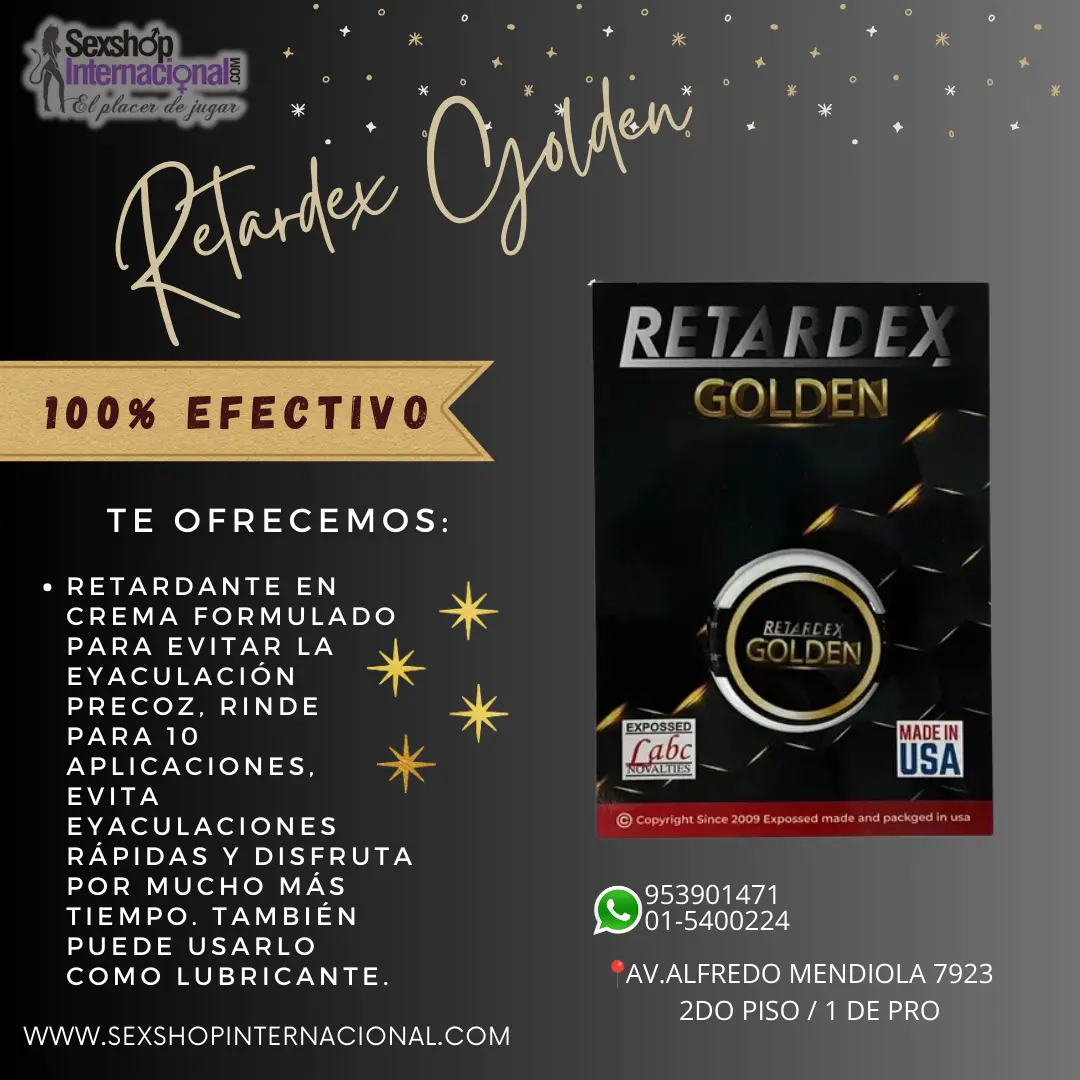 -RETARDEX GOLDEN CREMA RETARDANTE