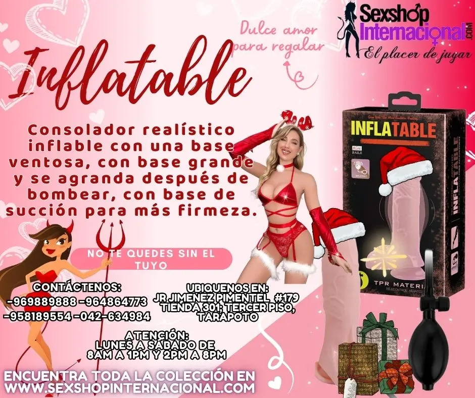 INFLATABLE CONSOLADOR REALISTICO AGRANDABLE