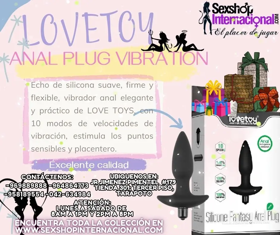 LOVETOY ANAL PLUG VIBRADOR ESTIMULANTE