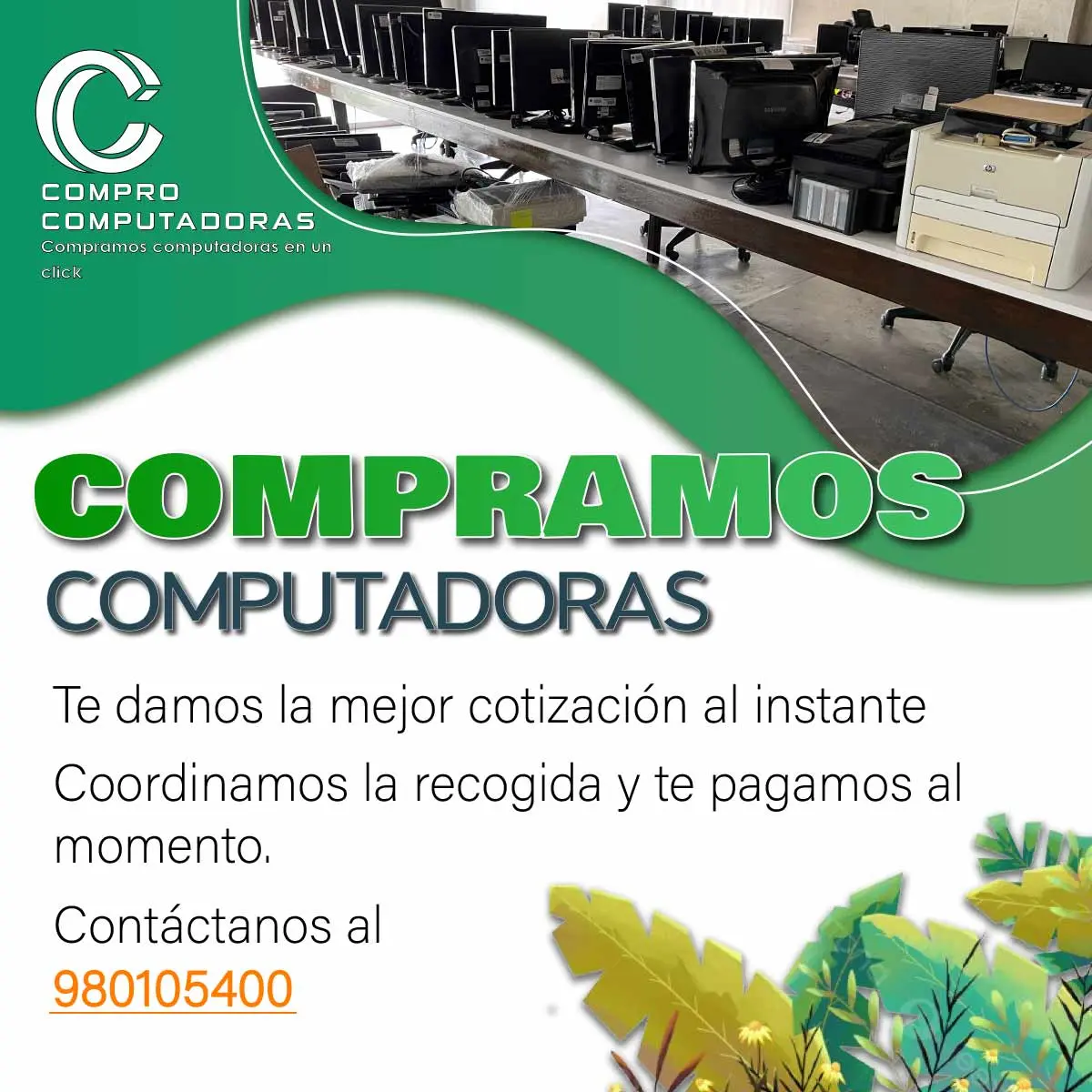 COMPRAMOS COMPUTADORAS 