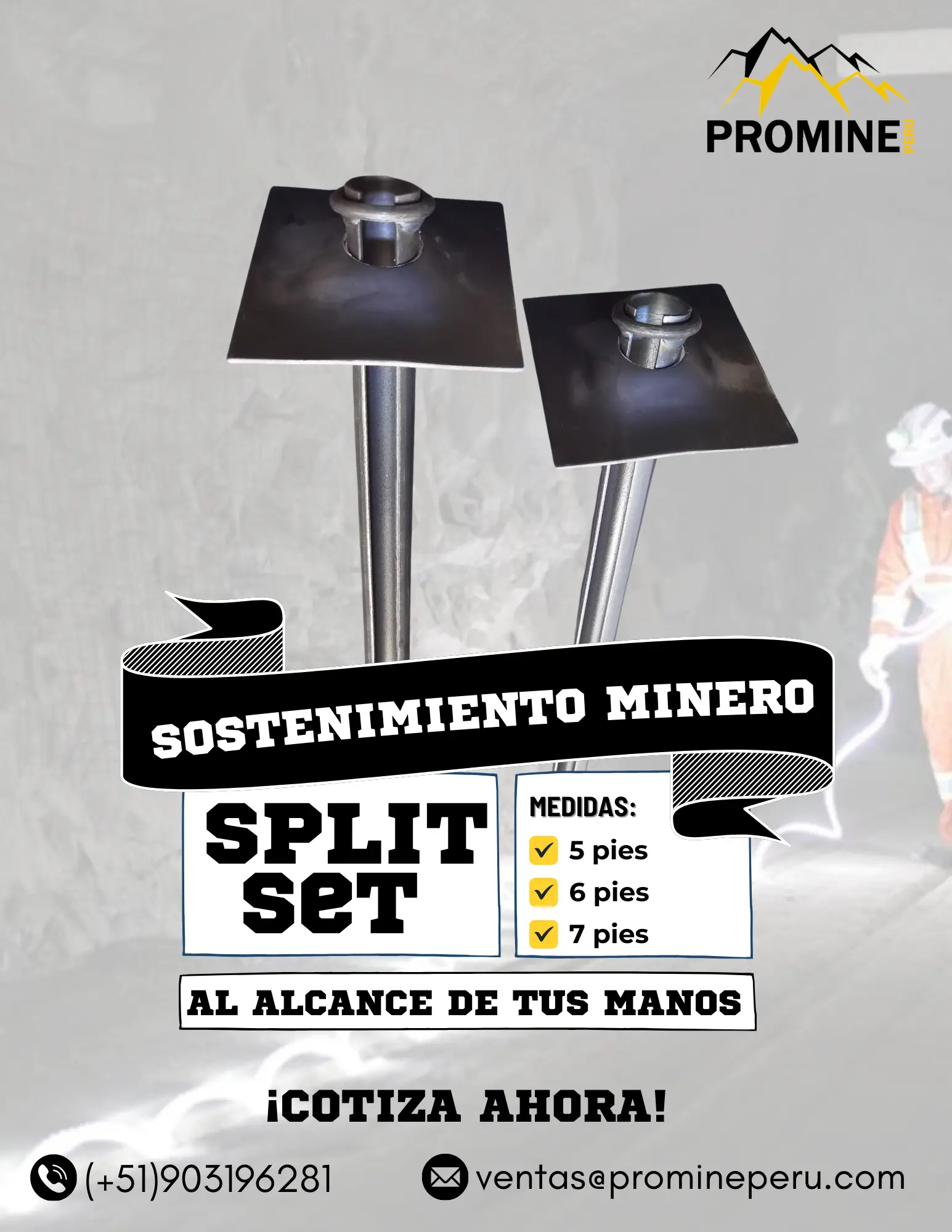 SPLIT SET SOSTENIMIENTO MINERO 