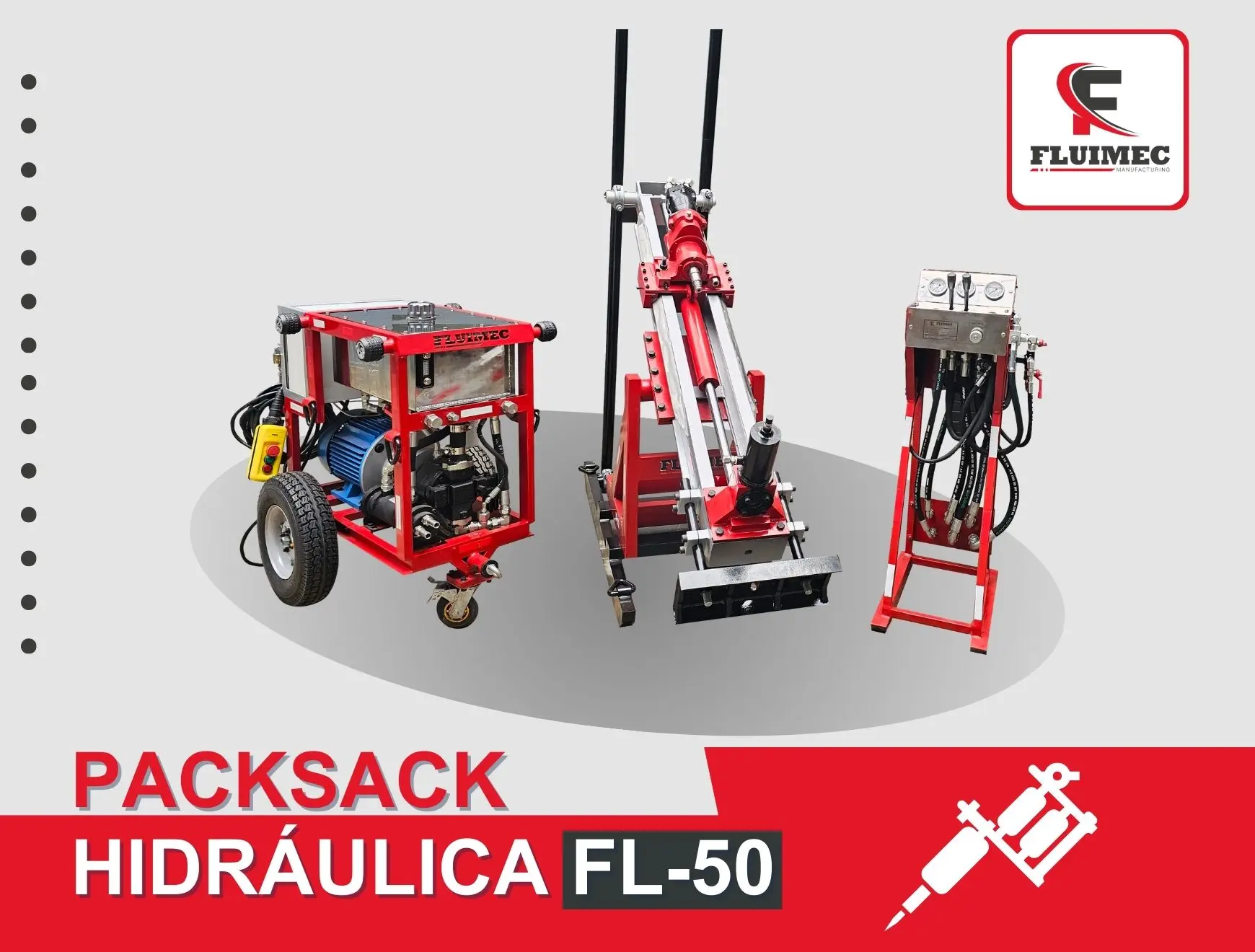  PACKSACK HIDRÁULICA FL-50 equipo para industria - mineria 