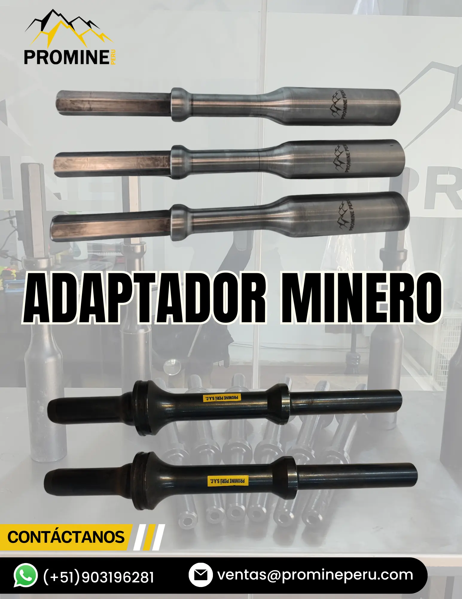 ADAPTADOR MINERO SPLIT SET - PERNO HELICOIDAL 