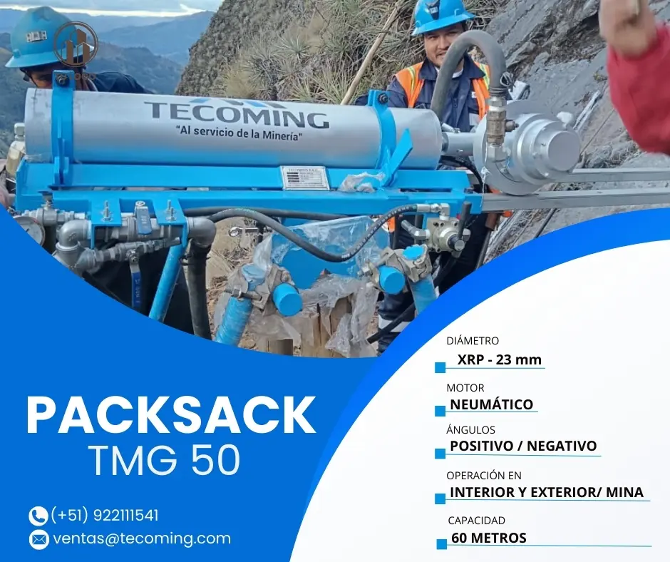 INERIA EQUIPO PARA PERFORACION DIAMANTINA PACKSACK TECOMING