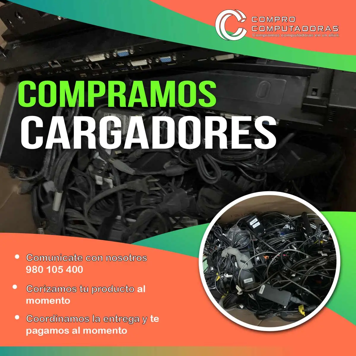 COMPRAMOS CARGADORES 