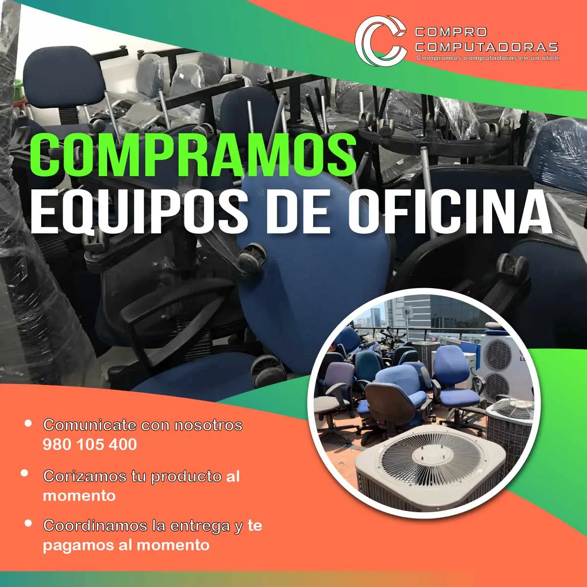 COMPRAMOS EQUIPOS DE OFICINA 