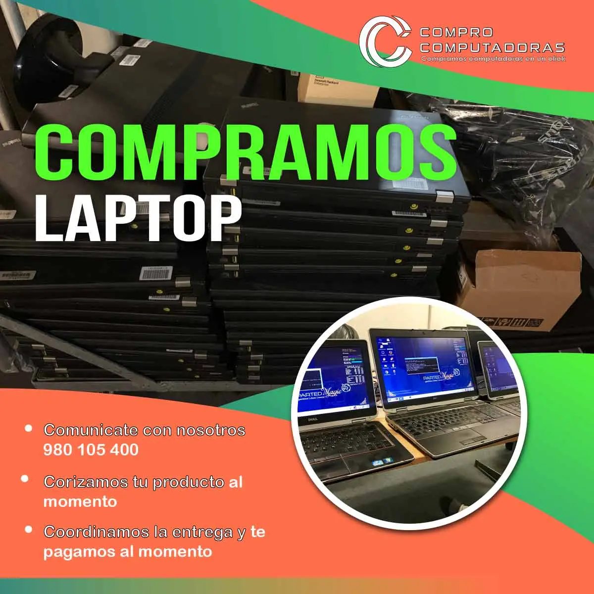 COMPRAMOS LAPTOPS 