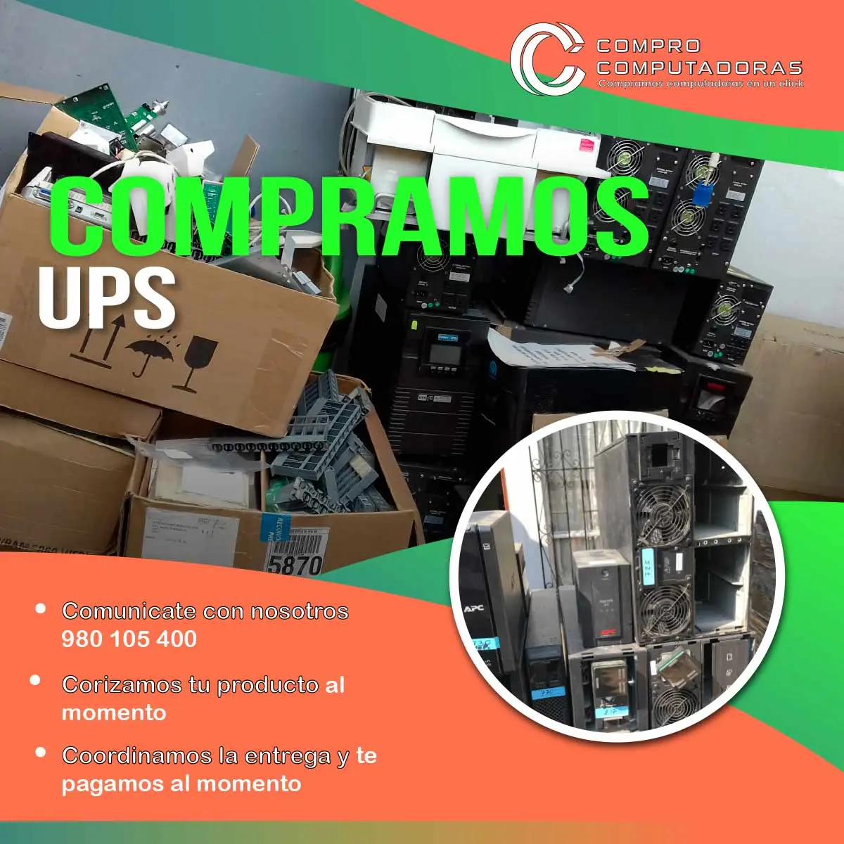 COMPRAMOS UPS 