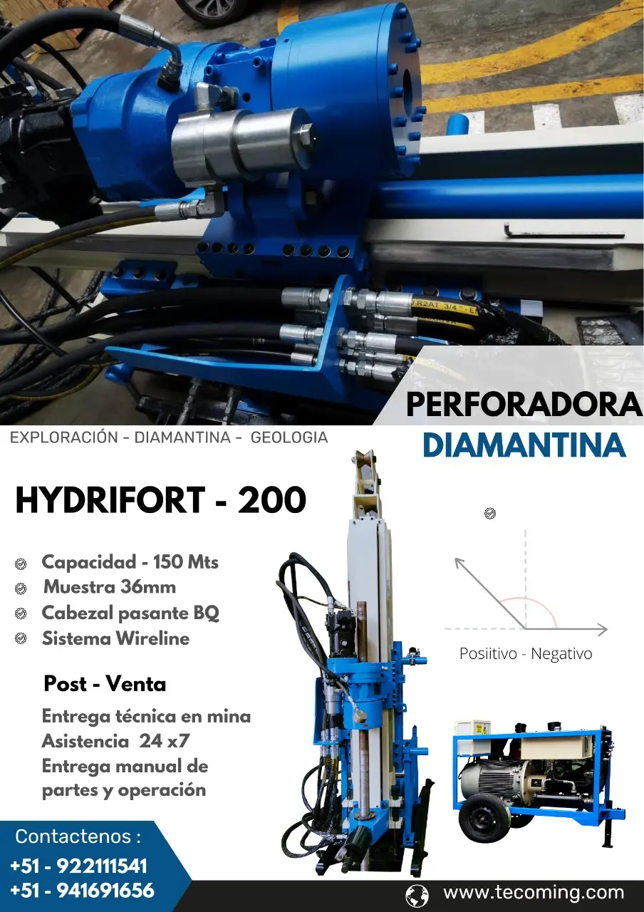 EQUIPO PARA INTERIOR MINA HYDRIFORT 200 TECOMING