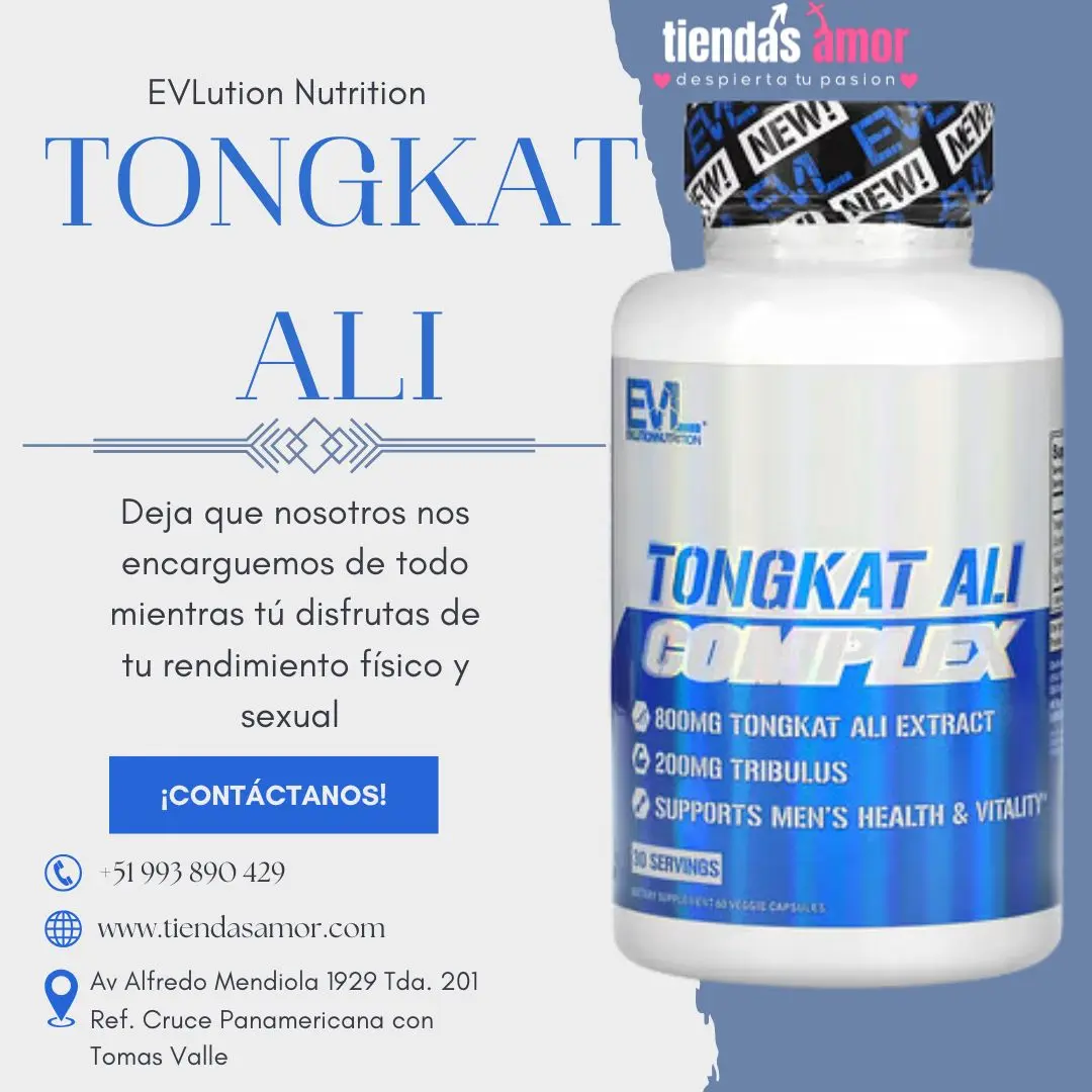 Tongkat Ali Complex Producto vegano. Suplemento alimentario